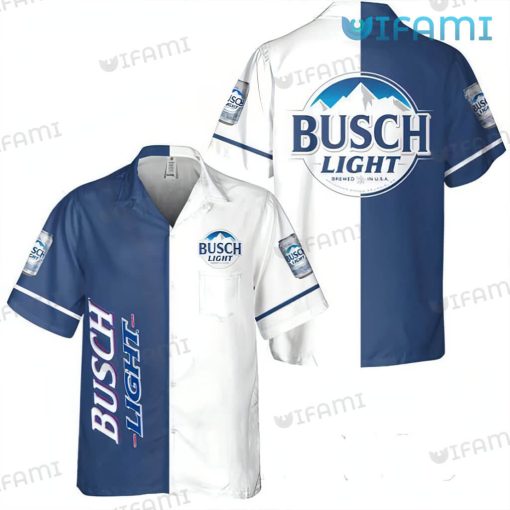 Busch Light Hawaiian Shirt Logo Beer Lovers Gift