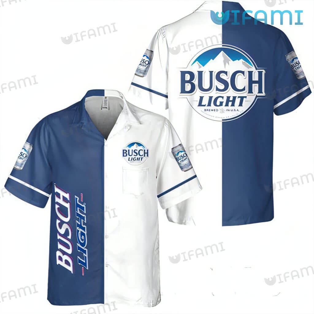 Awesome Busch Light Logo Hawaiian Shirt Beer Lovers Gift