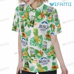 Busch Light Hawaiian Shirt Pineapple John Deere