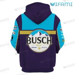 Busch Light Hoodie 3D Formula 1 Gift For Beer Lovers Back