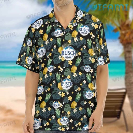 Busch Light Tropical Pineapple Hawaiian Shirt Gift For Beer Lovers