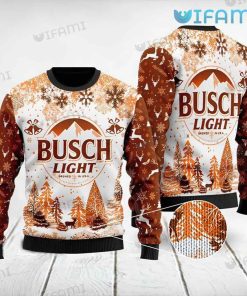 Busch Light Ugly Sweater Christmas Pattern Beer Lovers Gift