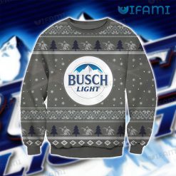 Busch Light Ugly Sweater Snowflakes Christmas Gift For Beer Lovers