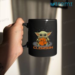 Clemson Coffee Mug Baby Yoda Hug Clemson Tigers Gift Mug 11oz