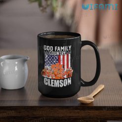 Clemson Coffee Mug God Family Country Clemson Tigers Gift Mug 15oz