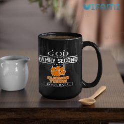 Clemson Coffee Mug God First Family Second Then Clemson Mug 15oz