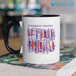 Clemson Coffee Mug Lures Clemson Tigers Gift Two Tone Coffee Mug
