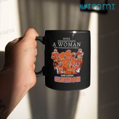 Clemson Coffee Mug Never Underestimate A Woman Who Understands Football And Loves Clemson Gift 2