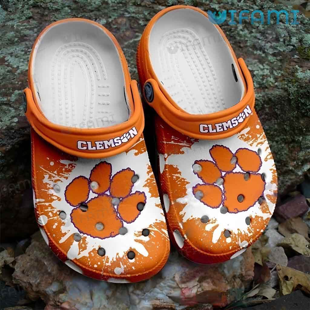 Special Clemson Bleed Orange Crocs Clemson Tigers Gift
