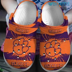 Clemson Crocs Bleed Purple Orange Clemson Tigers Gift