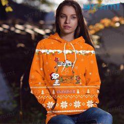 Clemson Hoodie 3D Snoopy Christmas Clemson Tigers Gift Woman