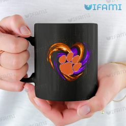 Clemson Mug Orange Purple Heart Clemson Tigers Gift 11oz Mug
