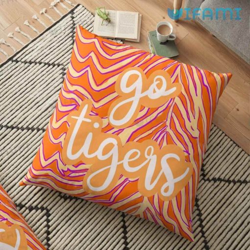 Clemson Pillow Go Tigers Clemson Tigers Gift