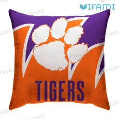Clemson Pillow Paw Logo Clemson Tigers Gift