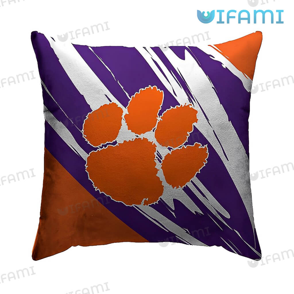 Great Clemson Pillow Retro Style Clemson Tigers Gift
