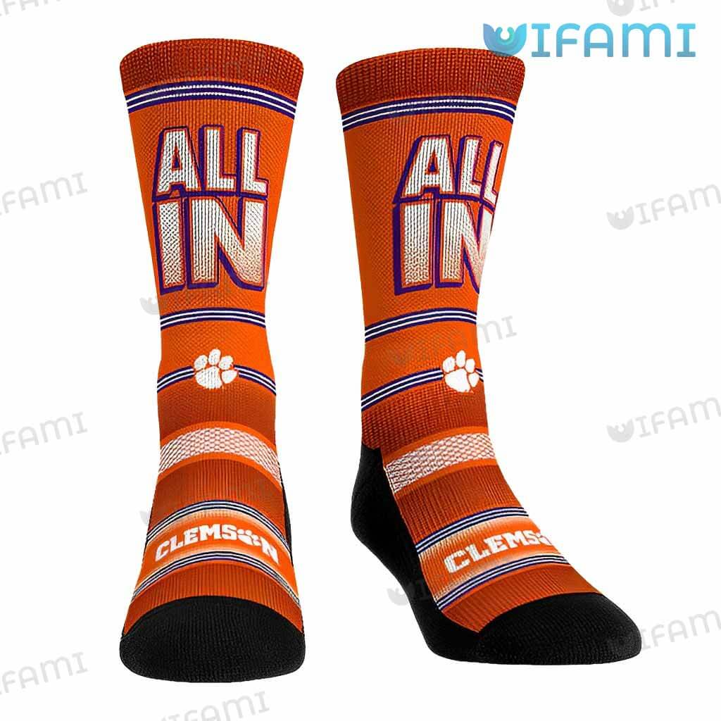 Cool Clemson All In Socks  Clemson Tigers Gift