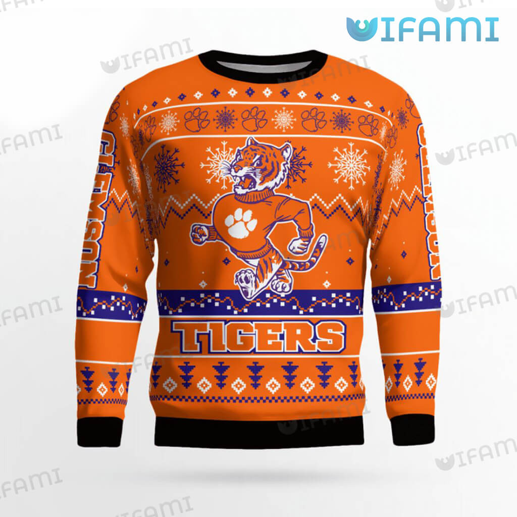 Clemson Sweater Tigers Mascot Clemson Christmas Gift