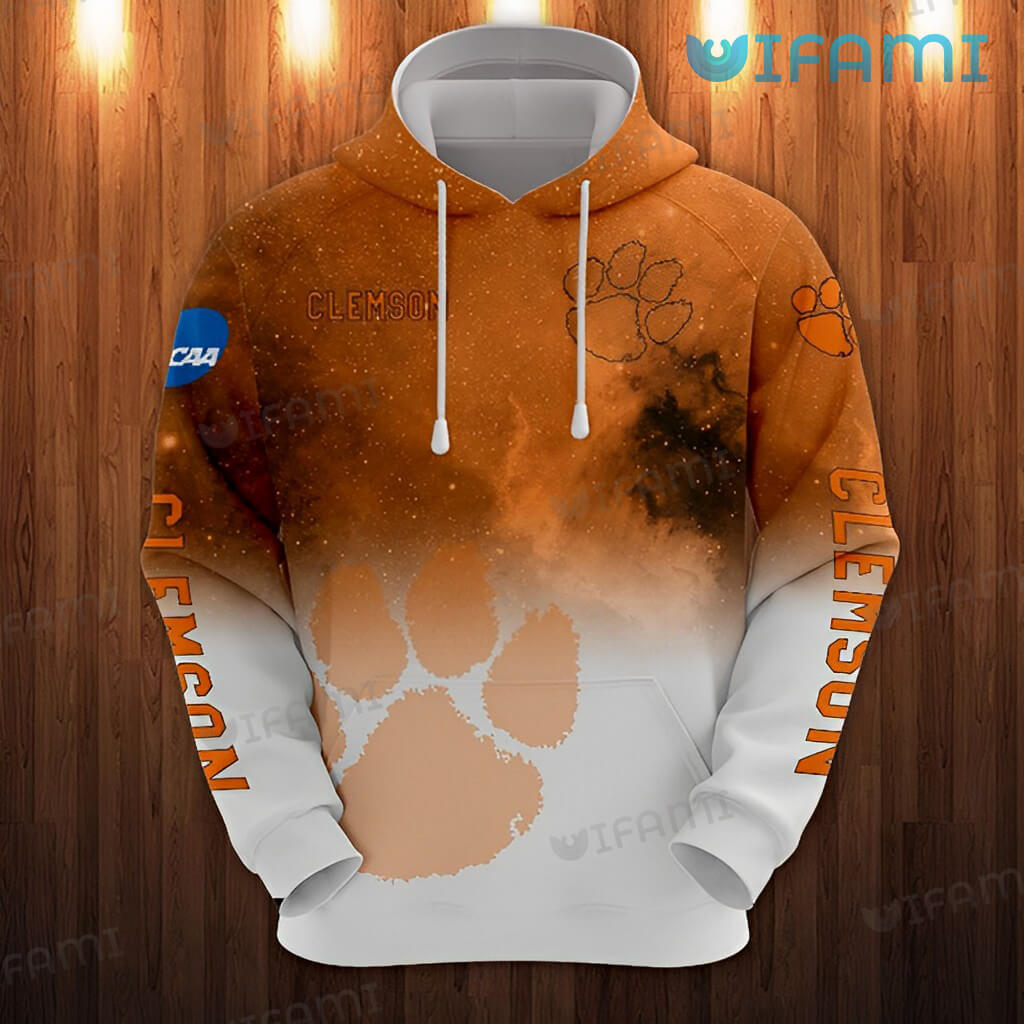 Awesome Clemson Tigers Galaxy  3D Hoodie Clemson Gift