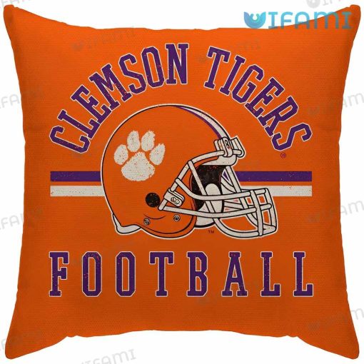 Clemson Tigers Football Helmet Pillow Clemson Gift