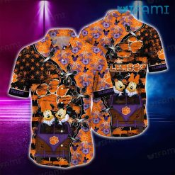 Clemson Tigers Hawaiian Shirt Mickey Couple Clemson Gift