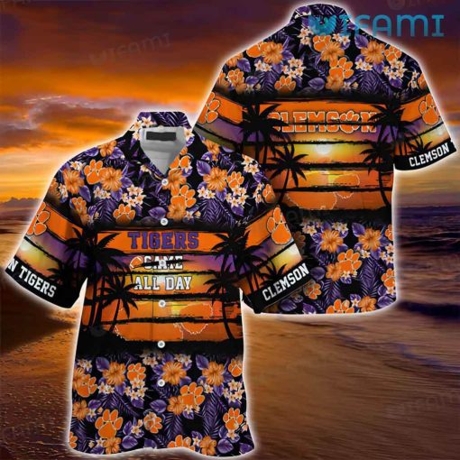 Clemson Tigers Hawaiian Shirt Tigers Game All Day Clemson Gift