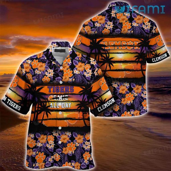 clemson tigers hawaiian shirt