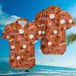 Clemson Tigers Hawaiian Shirt Tropical Coconut Clemson Gift