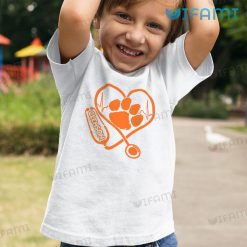 Clemson Tigers Nurse Heartbeat Shirt Clemson Kid Tshirt