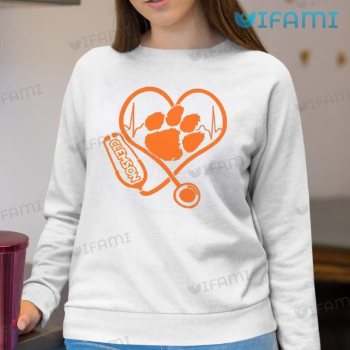 Clemson Tigers Nurse Heartbeat Shirt Clemson Gift