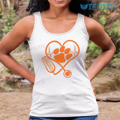 Clemson Tigers Nurse Heartbeat Shirt Clemson Gift
