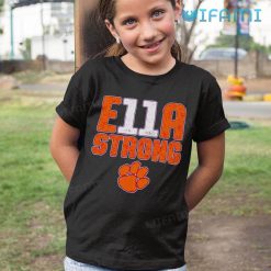 Clemson Tigers Shirt Ella Strong Clemson Kid Tshirt