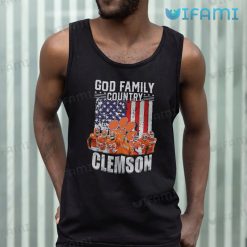 Clemson Tigers Shirt God Family Country Clemson Tank Top