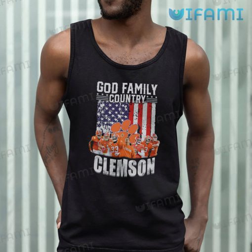 Clemson Tigers Shirt God Family Country Clemson Gift