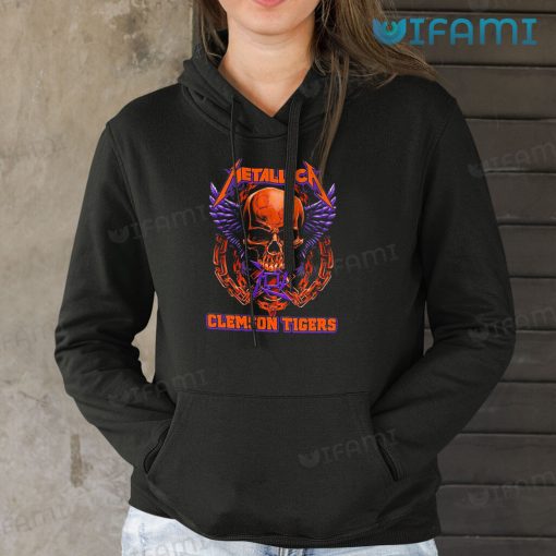 Clemson Tigers Shirt Metallica Skull Clemson Gift