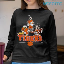 Clemson Tigers Shirt Mickey Donald Goofy Clemson Sweatshirt