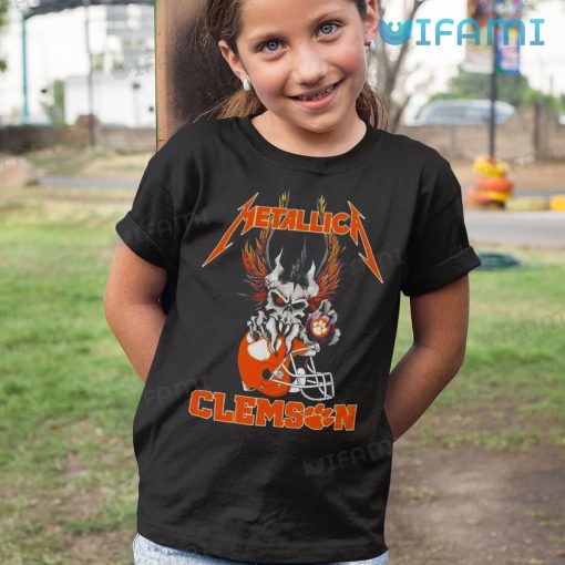 Clemson Tigers Shirt Skull Metallica Clemson Gift