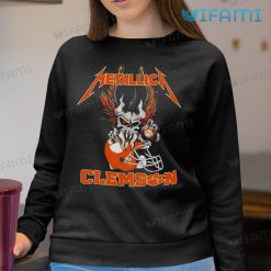 Clemson Tigers Shirt Skull Metallica Clemson Sweatshirt