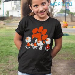 Clemson Tigers Shirt Snoopy And Friends Clemson Kid Tshirt