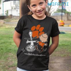 Clemson Tigers Shirt Snoopy Charlie Brown Clemson Kid Tshirt