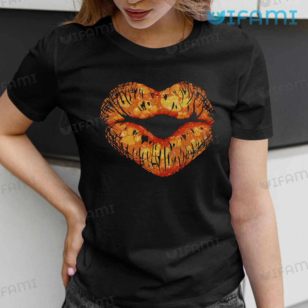 Perfect Clemson Tigers Sparkling Lips Shirt  Gift