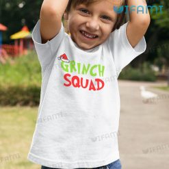 Grinch Squad Shirt Basic Christmas Kid Tshirt