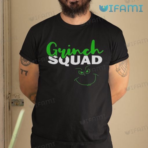 Grinch Squad Shirt Grinch Face Shape Christmas Gift
