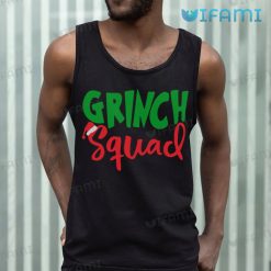 Grinch Squad Shirt Red Santa Hat Christmas Tank Top