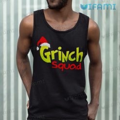 Grinch Squad Shirt Santa Hat Christmas Tank Top