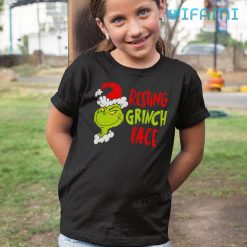 Grinch Xmas Resting Grinch Face Shirt Christmas Kid Tshirt