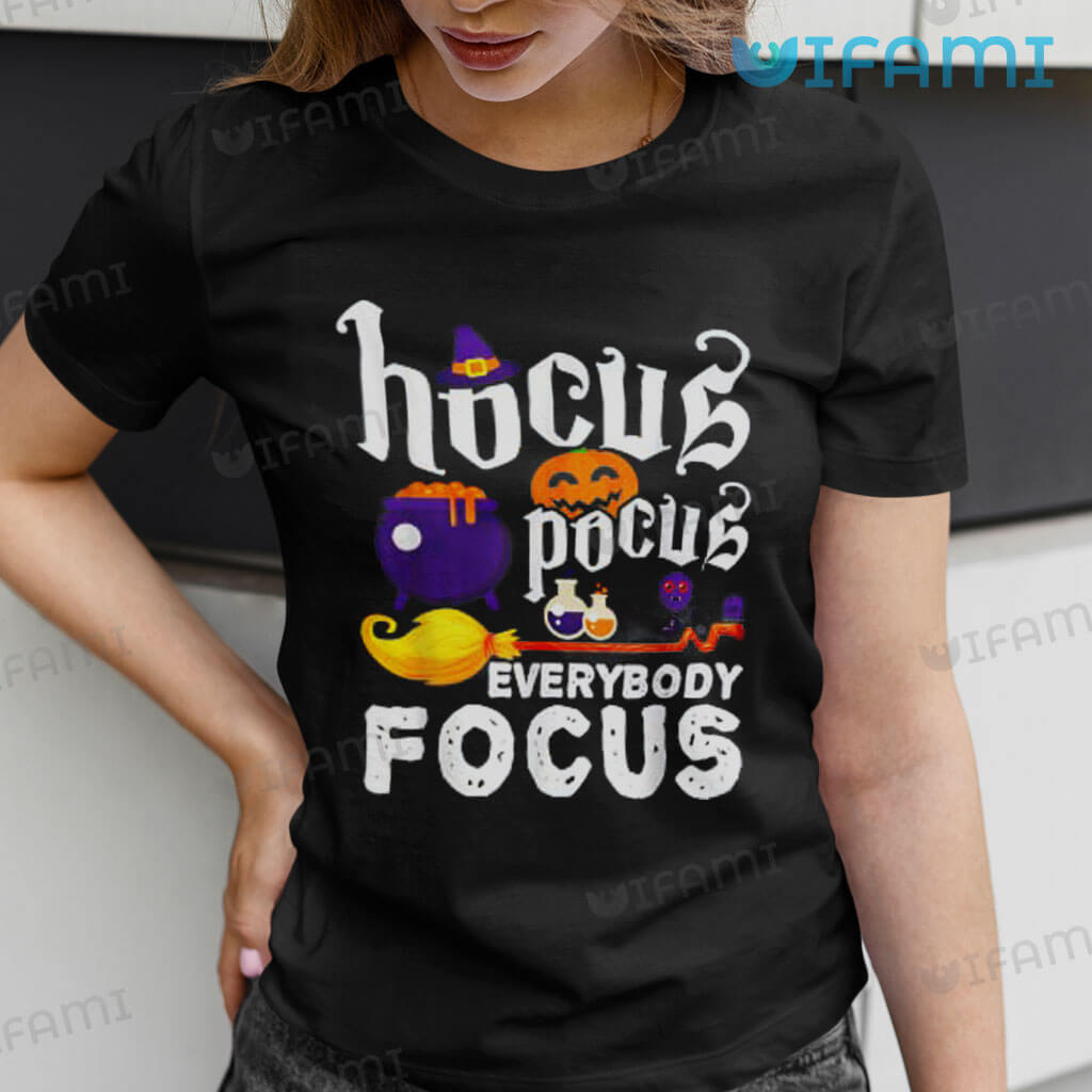 Halloween Its Hocus Pocus Everybody Focus Shirt Funny