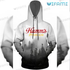 Hamms Beer 3D Hoodie Foggy Forest Hamms Gift For Beer Lovers