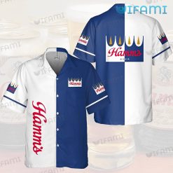 Hamms Beer Hawaiian Shirt Crown Logo Hamms Gift For Beer Lovers