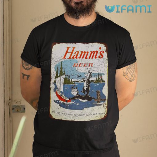Hamms Beer Shirt Vintage 2 Cute Bears Fishing Gift For Beer Lovers