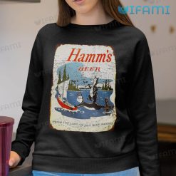 Hamms Beer Shirt Vintage 2 Cute Bears Fishing Sweatshirt For Beer Lovers